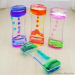 Jouets educatifs montessori 1 pi�ce, sablier, sensoriel, stimulation visuelle, jouets de d�compression, ...