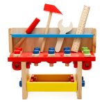 Jouets educatifs montessori, mini bote a outils en bois, assemblage d'crou, combinaison de jouets educatifs ...