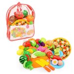 Jouets educatifs pour la petite enfance, prparation de dner, coupe de fruits et lgumes, ensemble de ...