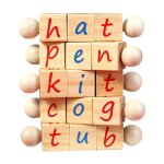 Jouet educatif prcoce pour bb, alphabet cube de lecture, bloc de lettres, orthographe des mots, jeu ...