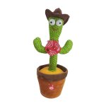 Jouet electrique en forme de cactus qui danse pour enfant, jolie poupée qui parle, avec enregistrement ... Jouet electrique en forme de cactus qui danse pour enfant, jolie poupée qui parle, avec enregistrement ...