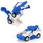 Jouet electrique moule sous pression de voiture de chariot de dinosaure transforme avec des lumières ... Jouet electrique moule sous pression de voiture de chariot de dinosaure transforme avec des lumières ...
