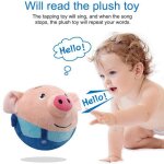 Jouet electrique en peluche cochon parlant pour enfants, balle sautante, dessin animé, amusant Jouet electrique en peluche cochon parlant pour enfants, balle sautante, dessin animé, amusant