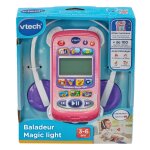 Jouets electroniques educatifs baladeur magic light rose