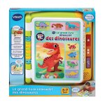 Jouets electroniques educatifs le grand livre interactif des dinosaures
