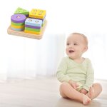 Jouets a empiler en bois pour bébés, blocs de construction, jouets de développement pour tout - petits, ... Jouets a empiler en bois pour bébés, blocs de construction, jouets de développement pour tout - petits, ...