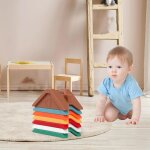 Jouets a empiler montessori en silicone, anneau de dentition educatif préscolaire, blocs de construction ... Jouets a empiler montessori en silicone, anneau de dentition educatif préscolaire, blocs de construction ...