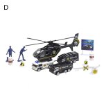 Jouet pour enfant, camion de pompiers, v�hicule de police militaire, h�licopt�re, ornement