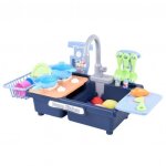 Jouets pour enfants, lave - vaisselle r�aliste, sortie d'eau automatique, evier de cuisine electrique, ...