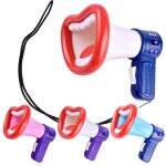Jouet d'enregistrement mgaphone a grande bouche pour enfants, 1 pice, avec changeur de voix, microphone ...