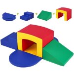 Jouets d'escalade pour tout - petits - duoku - ensemble de jeu d'intérieur doux de 5 pièces - avec tunnel, ... Jouets d'escalade pour tout - petits - duoku - ensemble de jeu d'intérieur doux de 5 pièces - avec tunnel, ...