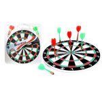 Jouets d ete sport bl / cible rigide 4 flechettes metal