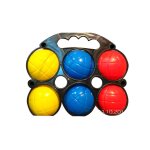 Jouets d et sport panier de 6 boules plastique avec c