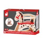 Jouets d'eveil cheval a bascule caramel (bois)