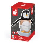 Jouets d'eveil culbuto pingouin zigolos (bois)