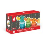 Jouets d'eveil empilable duck family (bois)
