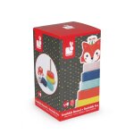 Jouets d'eveil empilable renard baby forest (bois)