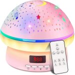 Jouets pour filles de 2 a 8 ans, veilleuse avec minuterie et projecteur d'�toiles pour enfants de 3 a ...