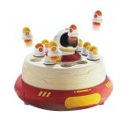 Jouet fus�e rebondissante et attrapable, jeu pop - up avec lumi�re et musique, jeu de saut de fus�e, ...