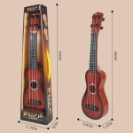 Jouets de guitare en bois pour enfants, simulation classique, instrument de musique, cadeau int�ressant, ...