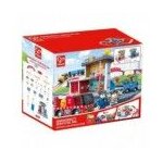 Jouet hape circuit poste de secours 55 pi ces - jeu de construction pour enfant de 3 ans et plus - jouet ...
