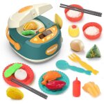 Jouets interactifs, simulation de cuiseur electrique a riz pour fille, jeu, mini nourriture artificielle ...