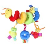 Jouets de landau doux pour bb, activit mignonne, en peluche color, sige de voiture, voyage, animaux ...
