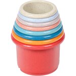 Jouets pour lapins empilables - distributeur de nourriture pour 8 lapins mignons, gobelets empilables ...