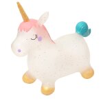 Jouet licorne gonflable pour bb, 1 pice, en pvc, avec une pompe a air, cheval de saut mignon, jeux ...