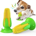 Jouets a m�cher pour chien, ventouse en ma�s, jouet interactif, morsure molaire, avec son, brosse a dents ...