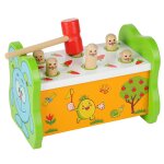 Jouets de martelage en bois pour bureau, marteau educatif, puzzle, lapin, frappe, gopher