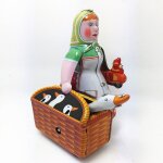 Jouet mécanique pour femme, robot fermier en etain, collection classique, mécanique, mécanique, jouet, ... Jouet mécanique pour femme, robot fermier en etain, collection classique, mécanique, mécanique, jouet, ...