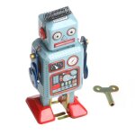 Jouet mécanique en fer - blanc pour enfants, 1 ensemble, mécanique, horloge, vintage, robot, avec clé, ... Jouet mécanique en fer - blanc pour enfants, 1 ensemble, mécanique, horloge, vintage, robot, avec clé, ...