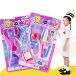Jouets m�dicaux pour enfants, ensemble de jeu de r�le d'infirmi�re, pour gar�ons et filles, mini st�thoscope ...