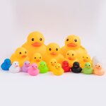 Jouets mignons de canard jaune en plastique directement du fabricant pour b�b� jeu de piscine avec canard ...