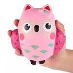 Jouet mignon de dessin animé hibou squishy, jouet a presser pour enfant, charme de téléphone, animaux ... Jouet mignon de dessin animé hibou squishy, jouet a presser pour enfant, charme de téléphone, animaux ...