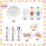 Jouets de miniatures alimentaires, 16pcs mini alimentaires assiettes vaisselle bouteille de lait miniature ... Jouets de miniatures alimentaires, 16pcs mini alimentaires assiettes vaisselle bouteille de lait miniature ...