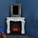 Jouets miniatures de chemine, composants de construction rectangulaires pour maison de poupe, accessoires ...