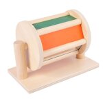 Jouets montessori miroir et cloche en bois textile tambour jouet pour tout - petit nourrisson enfants ...