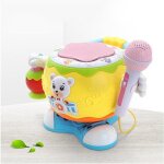 Jouet multifonction rotatif pour enfants, lanterne d'ours avec microphone, tambour musical, jouet educatif ...