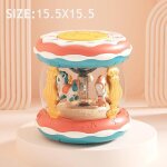 Jouet musical pour bb , carrousel, budgtaire lointain, tambour  main, montessori, chant prcoce, ...