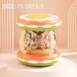 Jouet musical pour bb , carrousel, budgtaire lointain, tambour  main, montessori, chant prcoce, ...