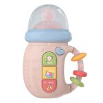 Jouet musical pour b�b�, biberon, sucette, hochets, anneau de dentition en silicone, lumi�res molaires ...