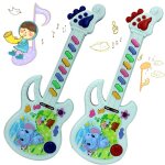 Jouet musical educatif pour enfants, guitare portable, clavier, d�veloppement, jouet mignon pour gar�ons ...