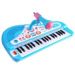Jouet musical avec microphone et clavier pour enfant, jouet multifonction, orgue electronique