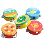 Jouet de musique pour enfants, dessin animé educatif, mini - tambourin, instrument de battement, tambour ... Jouet de musique pour enfants, dessin animé educatif, mini - tambourin, instrument de battement, tambour ...