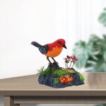 Jouet oiseau activ� par le son, oiseau qui joue, cadeau parfait pour f�te d'anniversaire, d�coration ...