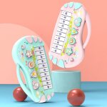 Jouet d'orgue electronique de dessin anim, 2 couleurs, instrument de musique, petit piano, pour enfants, ...