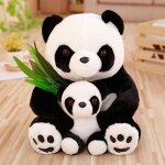 Jouets panda en peluche de haute qualit� pour m�re assise et b�b�, oreillers souples, jouets pour enfants, ...