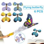 Jouet papillon volant magique, accessoire de farces pour anniversaire, carte de mariage, cadeau, jouets ...